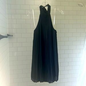 Alice & Olivia silk halter dress